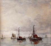 Seascape, boats, ships and warships. 89 unknow artist